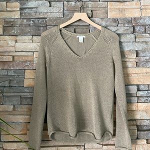 HM Beige Woven Jumper